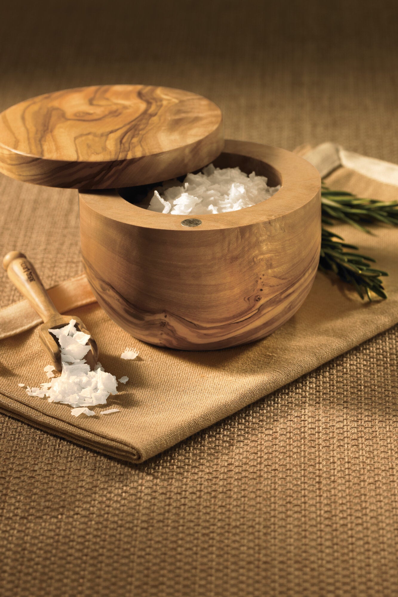 Saltkar & ske - Ø10 cm